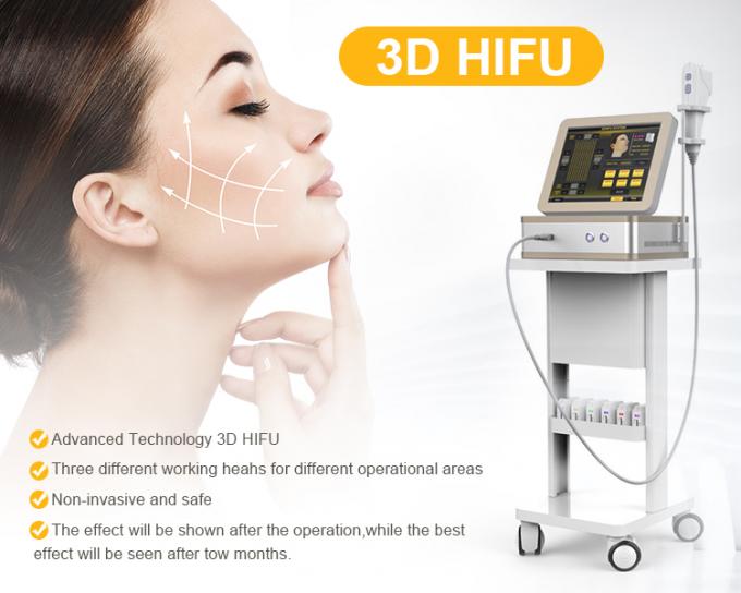 Mini 3D Hifu Mảnh khảnhming Face Thân hình Advanced 8 cartridges With 1-12 Lines Lifting Machine